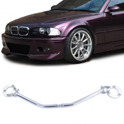 Aluminum strut brace front 3tlg polished suitable for BMW 3 Series E46 316 318 from 98