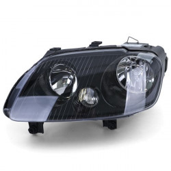 Headlights H7 H1 Black with engine Left for VW Touran 03-06 + Caddy 04-10
