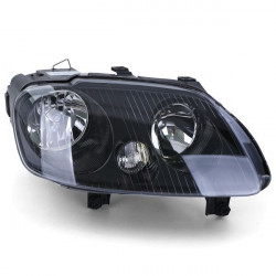 Headlights H7 H1 Black with engine Right for VW Touran 03-06 + Caddy 04-10