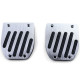 Pedals and accessories Alu pedals set for shift car suitable for BMW E34 E39 E60 E61 E32 E38 E63 E64 | races-shop.com