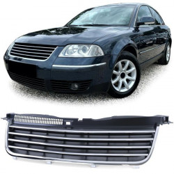 Sport grille radiator grille without emblem chrome strips for VW Passat 3BG 00-05