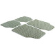 Universal Car rubber floor mats universal checker plate optics camouflage military camouflage color | races-shop.com