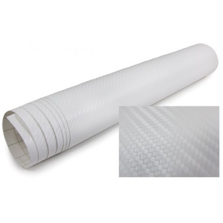 Gaffer tapes and anti- slip tapes 3D carbon film self-adhesive 30cm *1.524 meters white | races-shop.com