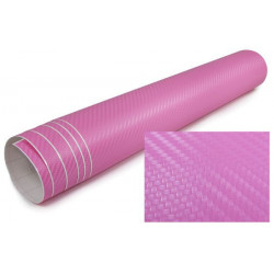 3D carbon film self-adhesive 30cm *1.27 meter pink pink