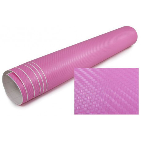 Gaffer tapes and anti- slip tapes 3D carbon film self-adhesive 30cm *1.27 meter pink pink | races-shop.com
