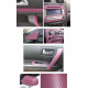 Gaffer tapes and anti- slip tapes 3D carbon film self-adhesive 30cm *1.27 meter pink pink | races-shop.com