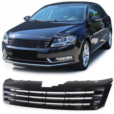 Body kit and visual accessories Sport grille grill without emblem black for VW Passat B7 Type 36 from 10 | races-shop.com