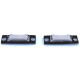 Lighting LED license plate light white 6000K for VW Touran 03-10 T5 Bus 03-09 | races-shop.com