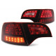 Lighting LED taillights + LED turn signal dark red for Audi A4 Avant station wagon B7 04-08 | races-shop.com