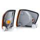 Lighting Turn signal Orange Pair Right Left for Mercedes C126 Coupe SEC 81-91 | races-shop.com
