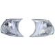 Lighting White turn signal pair Left Right fits BMW 3 Series Coupe Convertible E46 99-01 | races-shop.com