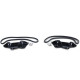 Lighting Headlamp lenses Black Smoke pair TYC fits BMW 5 Series E39 | races-shop.com