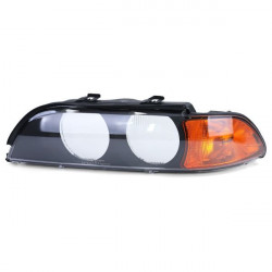 Headlight glass lens left fits BMW E39 95-04 Sedan Touring