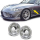 Lighting Clear glass side indicators White with chrome rim for Mazda MX5 NA NB NBFL 90-05 | races-shop.com
