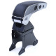 Armrests Center console armrest style with storage compartment foldable black chrome universal | races-shop.com