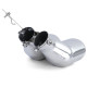 UNIVERSAL TIP Gasoline sport tailpipe exhaust orifice stainless steel for Mercedes C Class W203 00-07 | races-shop.com