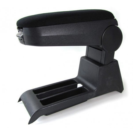 Armrests Center armrest fabric black with storage compartment for VW Polo 9N 9N2 9N3 01-09 | races-shop.com