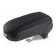 Dashboards and Armrests Center armrest leatherette black for Audi A4 B5 94-00 | races-shop.com